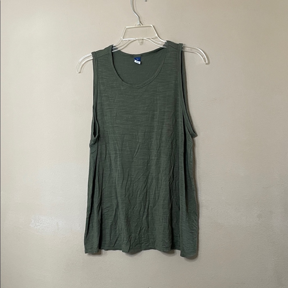 Old Navy Olive Green Tank Top SZ L